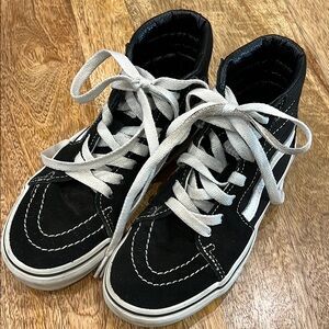 Kids Black High-Top Sneakers